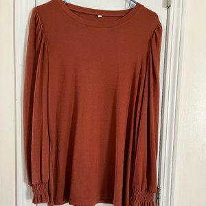 Rust Long Sleeve Tee